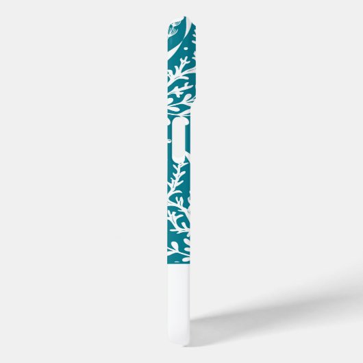 Aquamarin Blue Seepferde Personalisiert Case-Mate iPhone Hülle (Rückseite / Rechts)