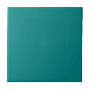 Aquamarin Blue Solid Color   Classic   elegant Fliese