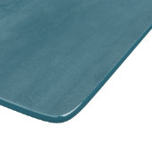 Aquamarin Blue Solid Color Schneidebrett (Ecke)