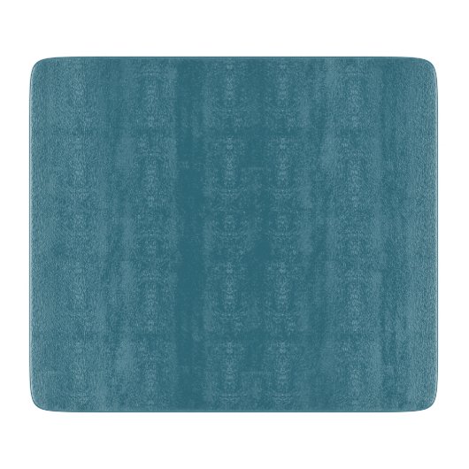 Aquamarin Blue Solid Color Schneidebrett (Vorderseite)