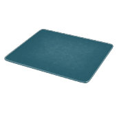 Aquamarin Blue Solid Color Schneidebrett (Ecke)