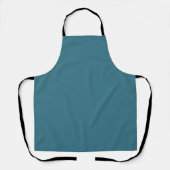 Aquamarin Blue Solid Color Schürze (Vorderseite)