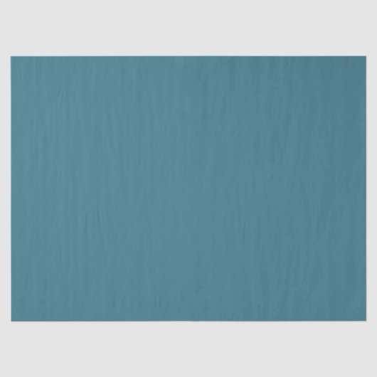 Aquamarin Blue Solid Color Seidenpapier (Vorderseite)