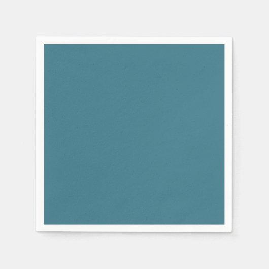 Aquamarin Blue Solid Color Serviette (Vorderseite)