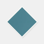 Aquamarin Blue Solid Color Serviette (Ecke)