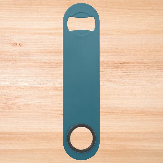 Aquamarin Blue Solid Color Speed Flaschenöffner