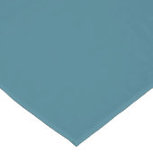 Aquamarin Blue Solid Color Table Runner Kurzer Tischläufer (Ecke)