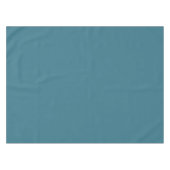 Aquamarin Blue Solid Color Tischdecke (Vorderseite (Horizontal))