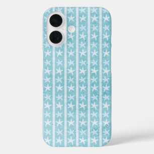 Aquamarin Blue Starfish Beachy Phone Case