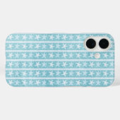 Aquamarin Blue Starfish Beachy Phone Case (Rückseite (Horizontal))