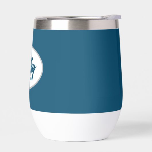 Aquamarin Blue Stylized Name Wedding Bridesmaid (Links)