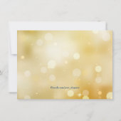 Aquamarin Blue und Gold Sweet 16 Masquerade Party Einladung (Rückseite)