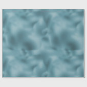 Aquamarin Blue Wedding Geschenkpapier (Flach)