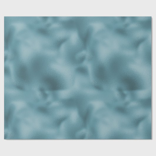 Aquamarin Blue Wedding Geschenkpapier (Flach)