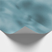 Aquamarin Blue Wedding Geschenkpapier (Ecke)