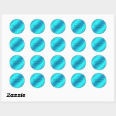 Aquamarin Blue Wedding Sticker (Blatt)