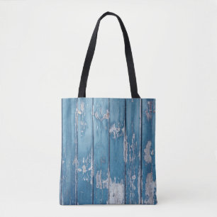 Aquamarin-braune Holzpappe Tasche
