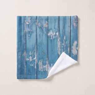 Aquamarin-braune Holzpappe Waschlappen