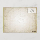 Aquamarin Brown Christlich Bible Verse II Cor 4:8- Postkarte (Rückseite)