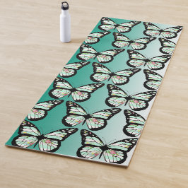 Aquamarin Butterfly Yoga Mat Yogamatte