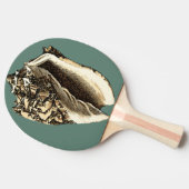 Aquamarin Conch-Muschel Tischtennis Schläger (Seitenansicht)