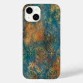 Aquamarin Cooper Patina Case-Mate iPhone Hülle (Rückseite)