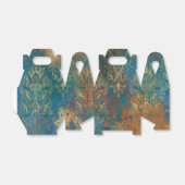 Aquamarin Cooper Patina Geschenkschachtel (Ungefaltet)