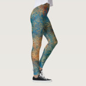 Aquamarin Cooper Patina Leggings (Rechts)