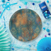 Aquamarin Cooper Patina Napkins Pappteller (Party)