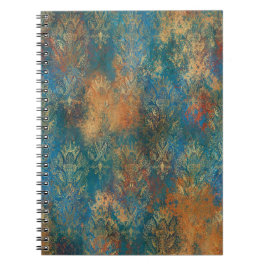 Aquamarin Cooper Patina Notizblock