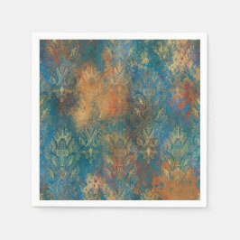 Aquamarin Cooper Patina Serviette