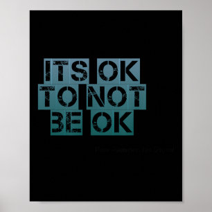 Aquamarin, dass sein Ok kein offenes Bewusstsein f Poster