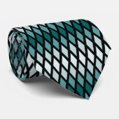 Aquamarin Diamond Ombre Krawatte (Gerollt)