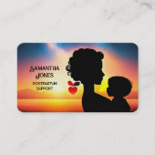 Aquamarin Doula, Berater für Stillzeit Visitenkarte (Vorderseite)