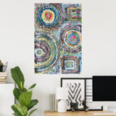 Aquamarin Driven 24 x 36 Poster (Heimbüro)