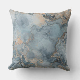 Aquamarin Dusty Blue Gray Beige Modernität Kissen