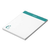 Aquamarin fühle ich mich wie Knitty, so knett. Notizblock (Rotiert)