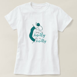 Aquamarin fühle ich mich wie Knitty, so knett. T-Shirt