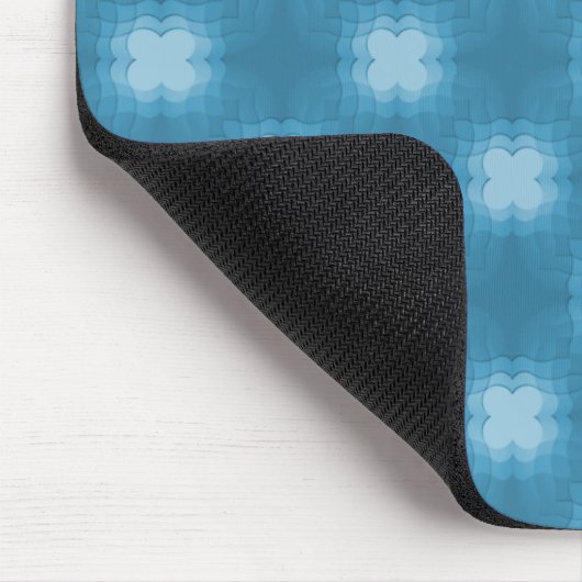 Aquamarin Funky Flair Mousepad (Ecke)