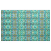 Aquamarin-gelb-rosa Hydrangeas Blume Stoff (Fat Quarter (45,7 x 55,9 cm))