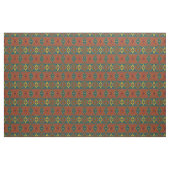 Aquamarin-gelbe, moderne Ethnic Textile Tribal Pri Stoff (Fat Quarter (45,7 x 55,9 cm))