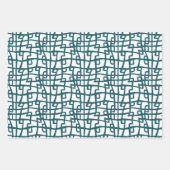 Aquamarin Geschenkpapier Set (Vorderseite 2)