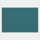 Aquamarin Geschenkpapier Set (Vorderseite)