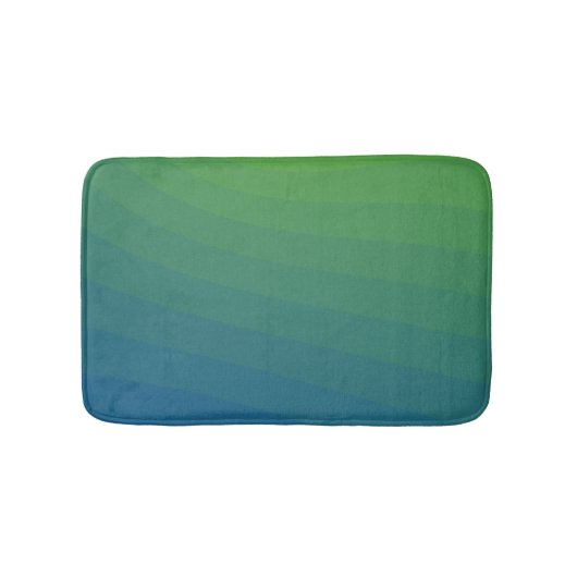 Aquamarin gestrichen badematte (Vorderseite)