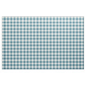 Aquamarin Gingham Pattern Fabric Stoff (Yard (91,4 cm))