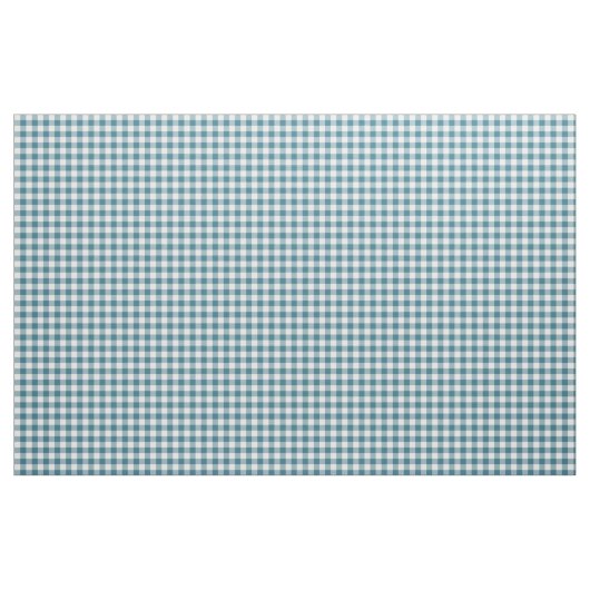 Aquamarin Gingham Pattern Fabric Stoff (Yard (91,4 cm))