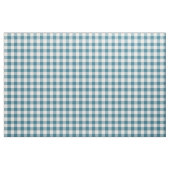 Aquamarin Gingham Pattern Fabric Stoff (Fat Quarter (45,7 x 55,9 cm))