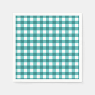 Aquamarin Gingham Serviette