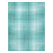 Aquamarin Gingham Tischdecke (Vorderseite)