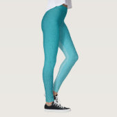 Aquamarin Glitzer Glam Leggings (Rechts)